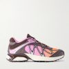XT-WHISPER Rubber-Trimmed Mesh Sneakers XT-WHISPER Rubber-Trimmed Mesh Sneakers
