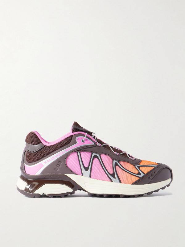 XT-WHISPER Rubber-Trimmed Mesh Sneakers XT-WHISPER Rubber-Trimmed Mesh Sneakers