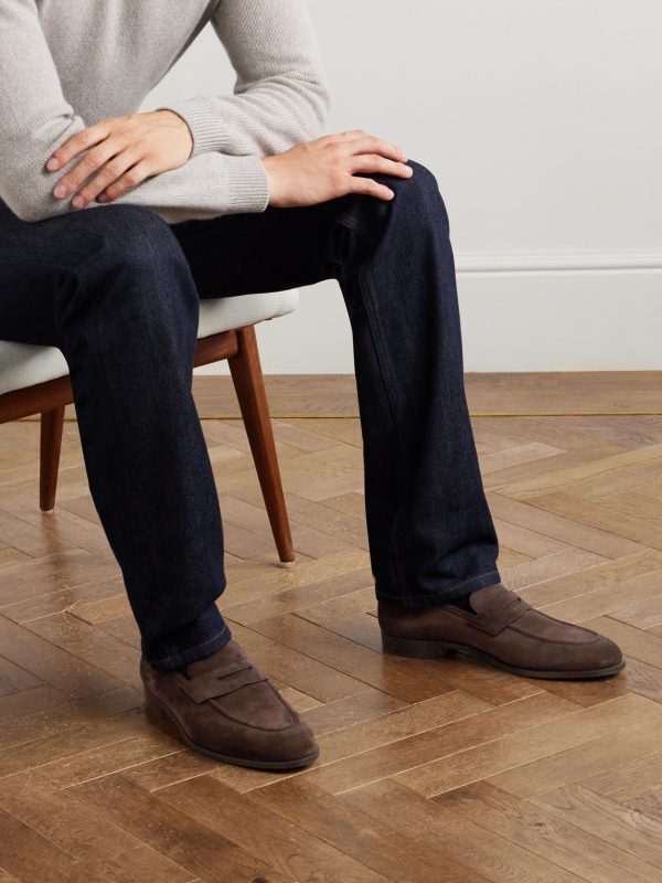 Sergio Walk Suede Penny Loafers - OU