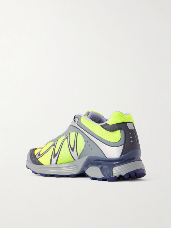 XT-WHISPER Rubber-Trimmed Mesh Sneakers - BK XT-WHISPER Rubber-Trimmed Mesh Sneakers - BK