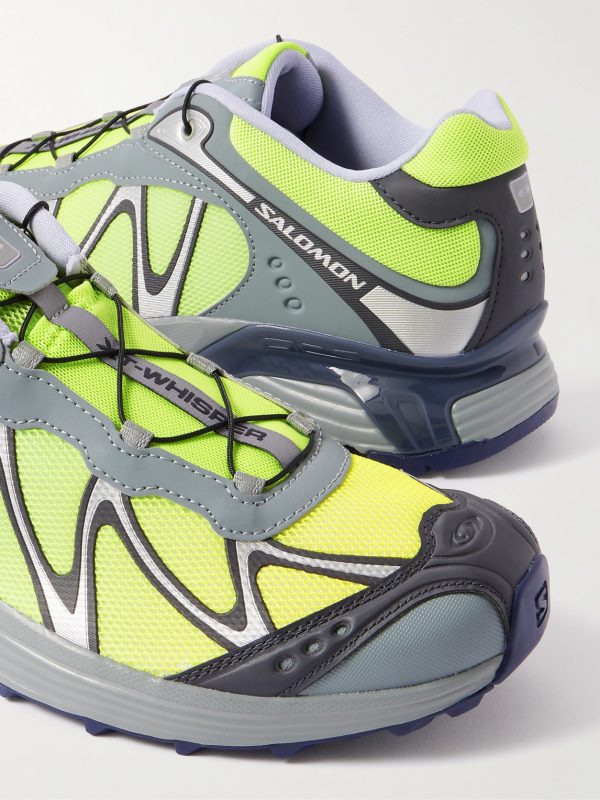 XT-WHISPER Rubber-Trimmed Mesh Sneakers - CU XT-WHISPER Rubber-Trimmed Mesh Sneakers - CU
