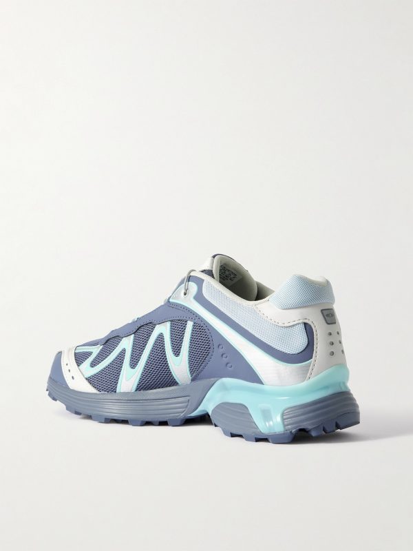 XT-WHISPER Rubber-Trimmed Mesh Sneakers - BK XT-WHISPER Rubber-Trimmed Mesh Sneakers - BK