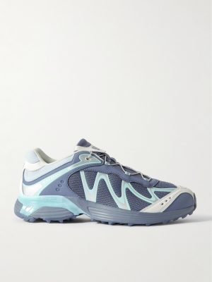 XT-WHISPER Rubber-Trimmed Mesh Sneakers