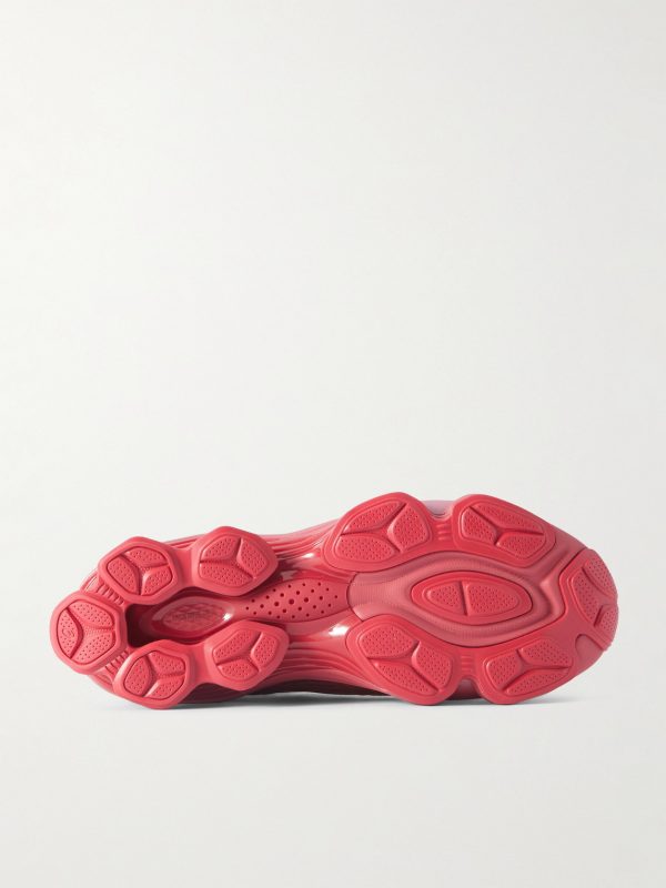 US6-S Gel-Kinetic Fluent Rubber-Trimmed Mesh Sneakers - E1 US6-S Gel-Kinetic Fluent Rubber-Trimmed Mesh Sneakers - E1