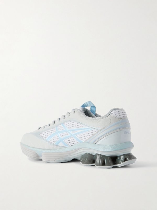 US6-S Gel-Kinetic Fluent Rubber-Trimmed Mesh Sneakers - BK