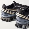 US6-S Gel-Kinetic Fluent Rubber-Trimmed Mesh Sneakers - CU