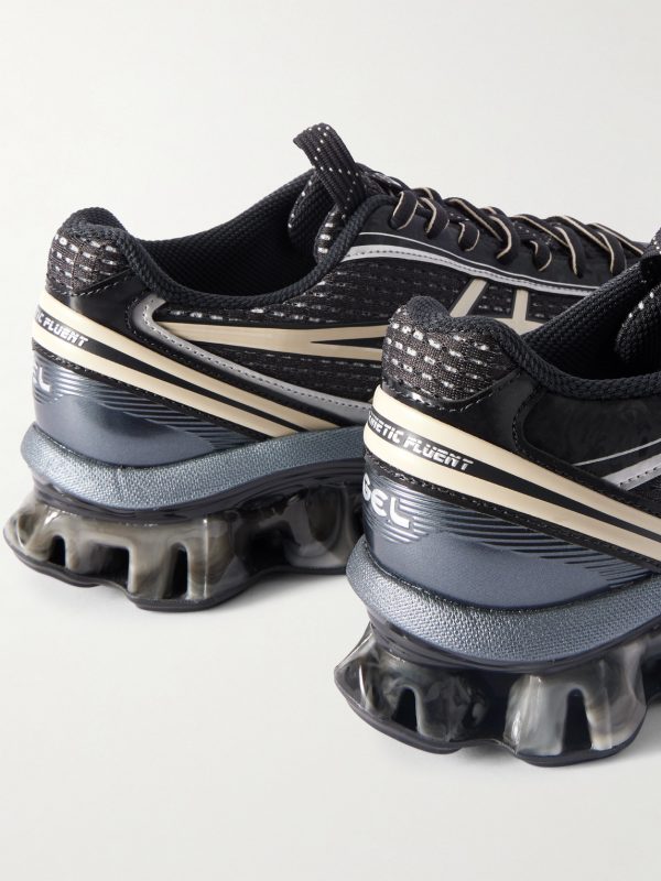 US6-S Gel-Kinetic Fluent Rubber-Trimmed Mesh Sneakers - CU