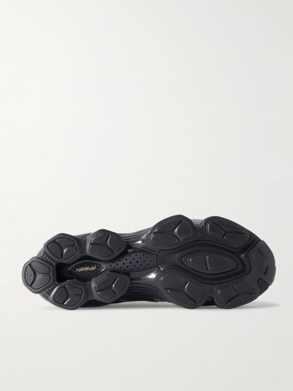 US6-S Gel-Kinetic Fluent Rubber-Trimmed Mesh Sneakers - E1