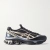 US6-S Gel-Kinetic Fluent Rubber-Trimmed Mesh Sneakers