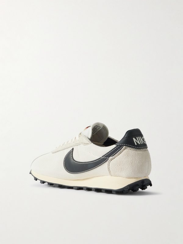 LD-1000 Leather and Suede-Trimmed Mesh Sneakers - BK LD-1000 Leather and Suede-Trimmed Mesh Sneakers - BK
