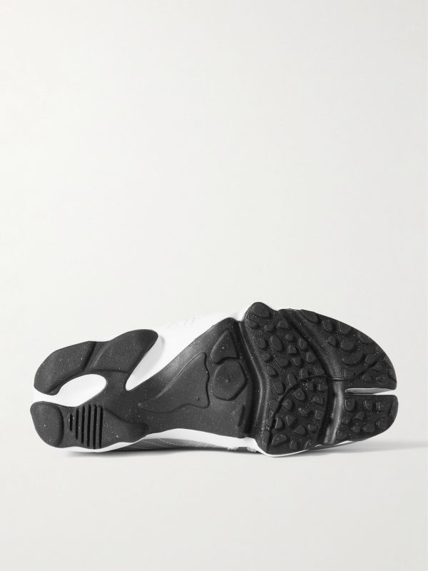 Air Rift Split-Toe Metallic Leather Sneakers - E1 Air Rift Split-Toe Metallic Leather Sneakers - E1