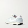 LD-1000 Leather and Suede-Trimmed Denim Sneakers - BK LD-1000 Leather and Suede-Trimmed Denim Sneakers - BK