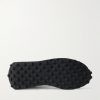 LD-1000 Leather and Suede-Trimmed Denim Sneakers - E1 LD-1000 Leather and Suede-Trimmed Denim Sneakers - E1