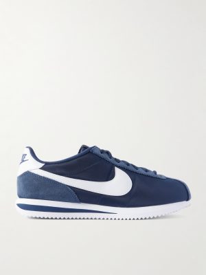 Cortez Suede and Leather-Trimmed Shell Sneakers