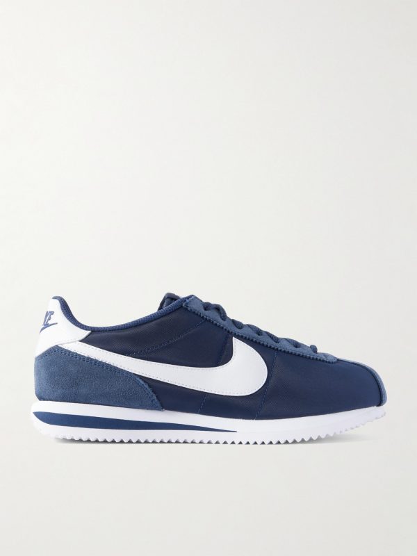 Cortez Suede and Leather-Trimmed Shell Sneakers Cortez Suede and Leather-Trimmed Shell Sneakers