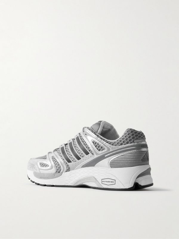 Adistar Control 5 Rubber-Trimmed Mesh Sneakers - BK