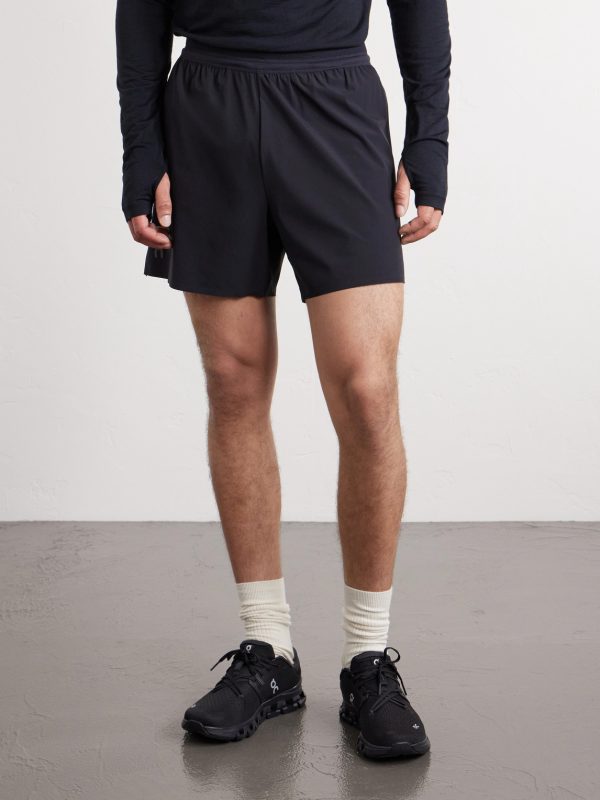 Performance Straight-Leg 5" Stretch Recycled-Shell Running Shorts - FR Performance Straight-Leg 5" Stretch Recycled-Shell Running Shorts - FR
