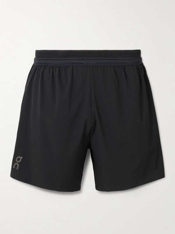 Performance Straight-Leg 5" Stretch Recycled-Shell Running Shorts Performance Straight-Leg 5" Stretch Recycled-Shell Running Shorts