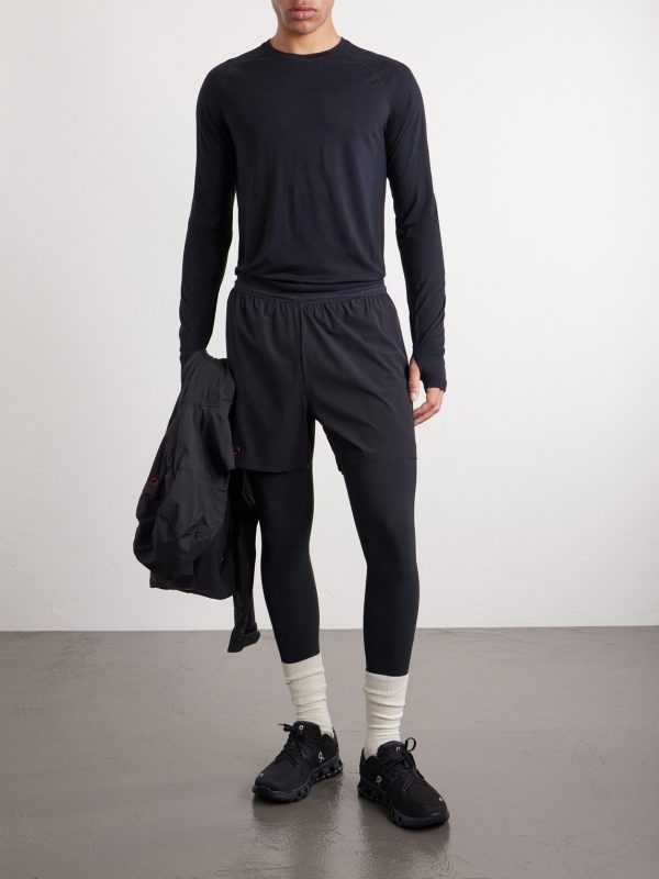 Performance Straight-Leg 5" Stretch Recycled-Shell Running Shorts - OU Performance Straight-Leg 5" Stretch Recycled-Shell Running Shorts - OU