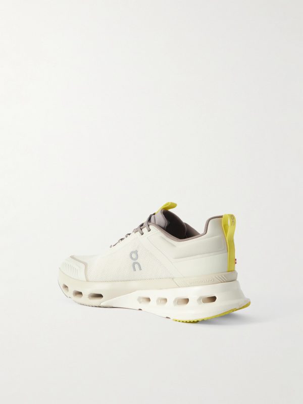 Cloudnova X Rubber-Trimmed Mesh Running Sneakers - BK Cloudnova X Rubber-Trimmed Mesh Running Sneakers - BK
