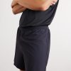 Performance Straight-Leg Layered 5" Stretch Recycled-Shell Running Shorts - CU