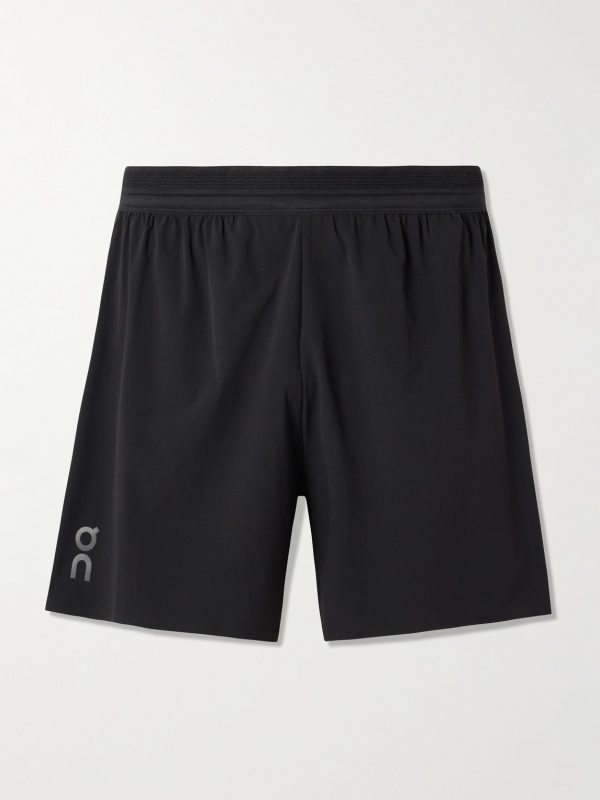 Performance Straight-Leg Layered 5" Stretch Recycled-Shell Running Shorts
