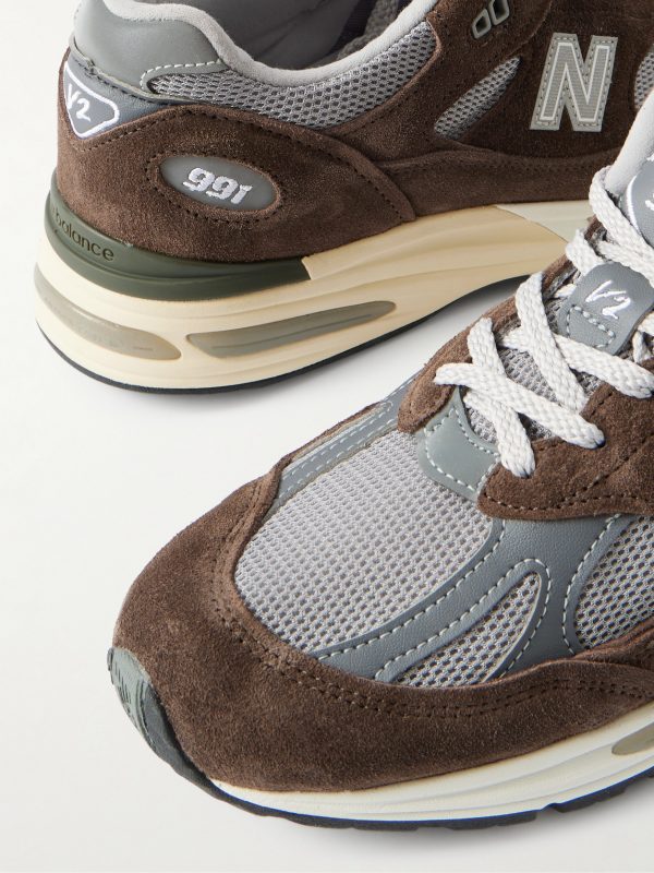 991v2 Suede and Mesh Sneakers - CU 991v2 Suede and Mesh Sneakers - CU