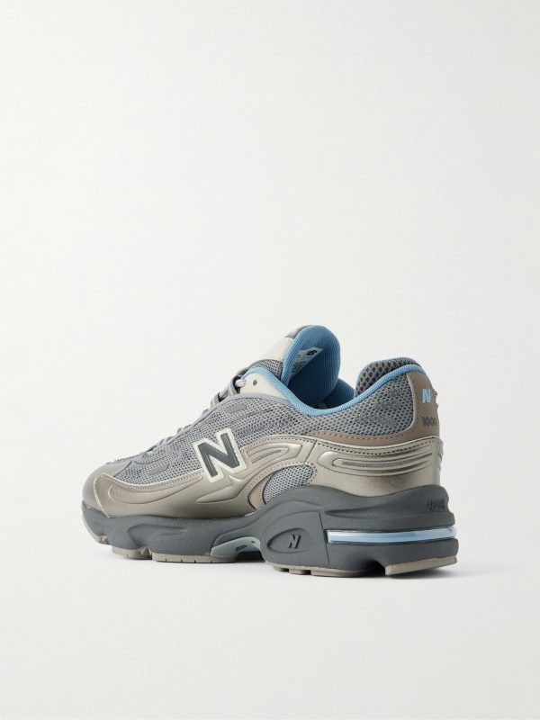 M1000 Logo-Appliquéd Mesh Sneakers - BK M1000 Logo-Appliquéd Mesh Sneakers - BK
