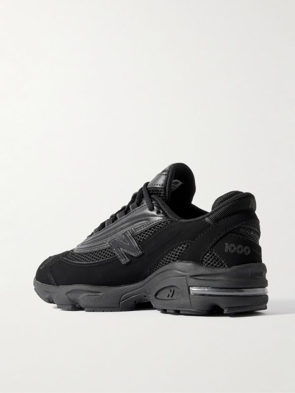M1000 Logo-Appliquéd Mesh Sneakers - BK M1000 Logo-Appliquéd Mesh Sneakers - BK