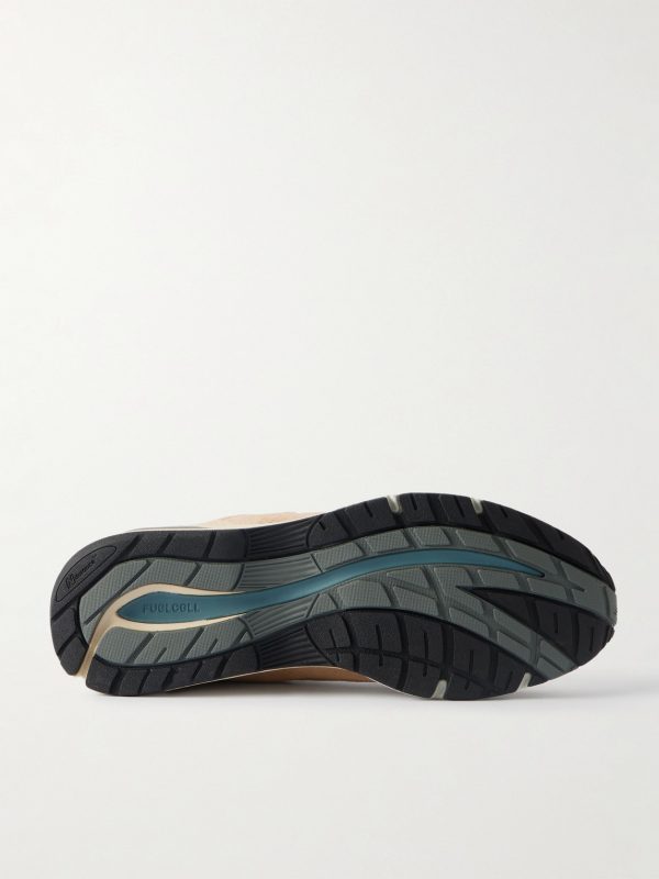 991v2 Leather-Trimmed Suede and Mesh Sneakers - E1