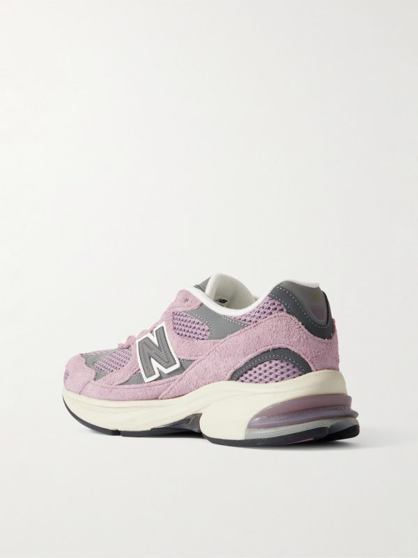 ABZORB 2010 Leather-Trimmed Mesh and Suede Sneakers - BK ABZORB 2010 Leather-Trimmed Mesh and Suede Sneakers - BK