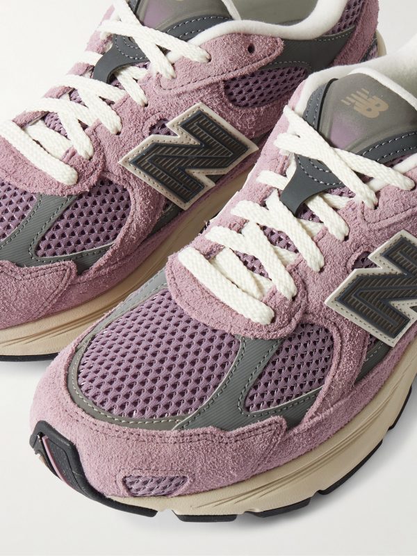 ABZORB 2010 Leather-Trimmed Mesh and Suede Sneakers - CU ABZORB 2010 Leather-Trimmed Mesh and Suede Sneakers - CU