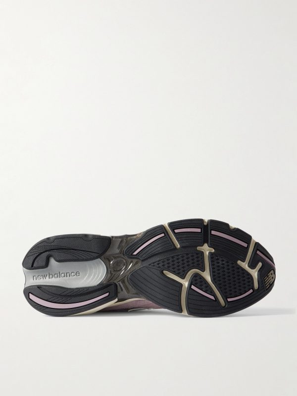 ABZORB 2010 Leather-Trimmed Mesh and Suede Sneakers - E1 ABZORB 2010 Leather-Trimmed Mesh and Suede Sneakers - E1