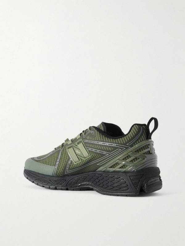 1906 Rubber-Trimmed Ripstop Sneakers - BK