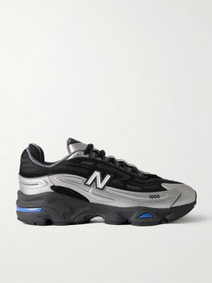M1000 Logo-Appliquéd Mesh Sneakers