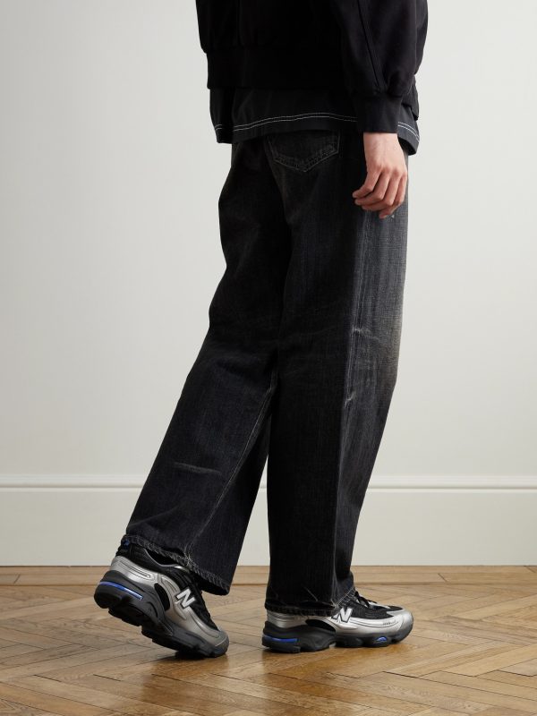 M1000 Logo-Appliquéd Mesh Sneakers - OU M1000 Logo-Appliquéd Mesh Sneakers - OU