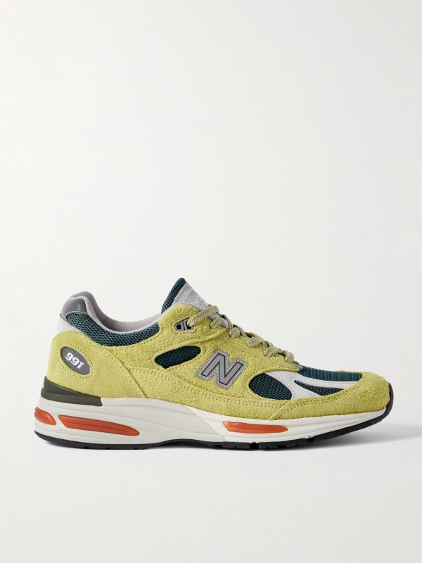 991v2 Suede, Leather and Mesh Sneakers 991v2 Suede, Leather and Mesh Sneakers