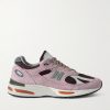 991v2 Suede and Mesh Sneakers 991v2 Suede and Mesh Sneakers