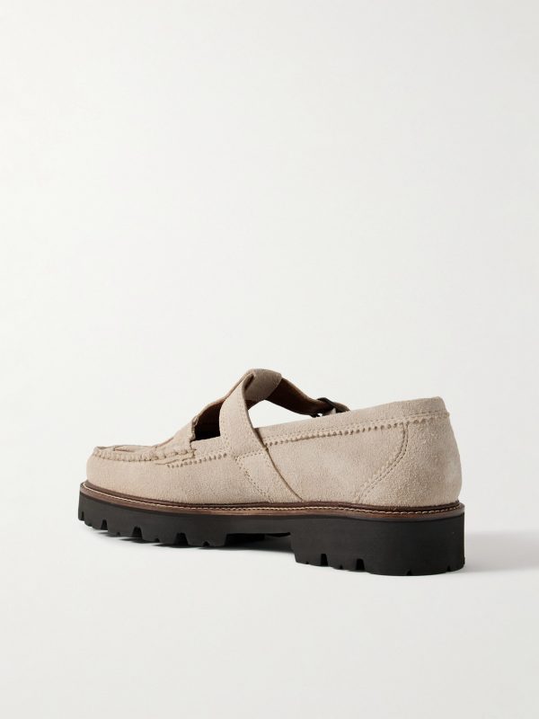 + Corridor Fisherman Woven Suede Loafers - BK + Corridor Fisherman Woven Suede Loafers - BK