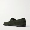 Docksides Portland Leather-Trimmed Suede Boat Shoes - BK Docksides Portland Leather-Trimmed Suede Boat Shoes - BK