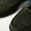 Docksides Portland Leather-Trimmed Suede Boat Shoes - CU Docksides Portland Leather-Trimmed Suede Boat Shoes - CU
