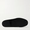 Docksides Portland Leather-Trimmed Suede Boat Shoes - E1 Docksides Portland Leather-Trimmed Suede Boat Shoes - E1