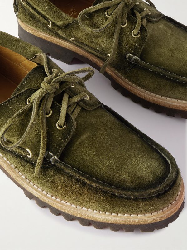 Heritage Flexi 001 Brushed-Suede Loafers - CU Heritage Flexi 001 Brushed-Suede Loafers - CU