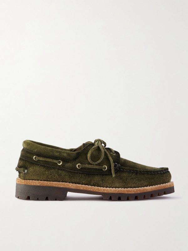 Heritage Flexi 001 Brushed-Suede Loafers Heritage Flexi 001 Brushed-Suede Loafers