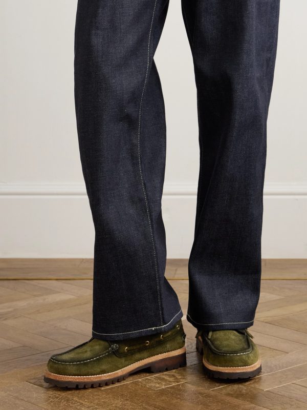 Heritage Flexi 001 Brushed-Suede Loafers - OU Heritage Flexi 001 Brushed-Suede Loafers - OU