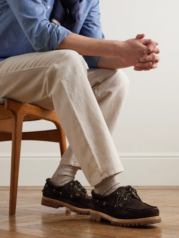 Heritage Flexi 001 Suede Boat Shoes - OU Heritage Flexi 001 Suede Boat Shoes - OU