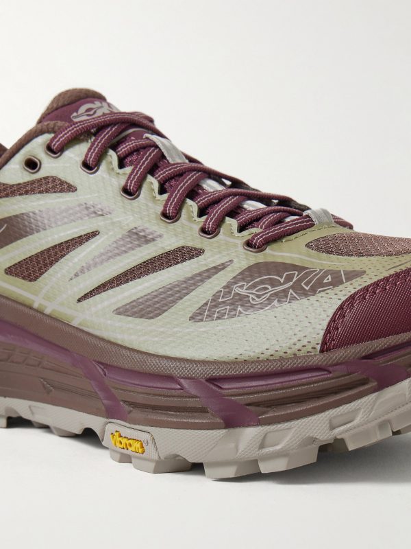 Mafate Speed 2 Rubber and Mesh Running Sneakers - CU Mafate Speed 2 Rubber and Mesh Running Sneakers - CU