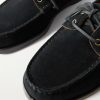 Docksides Portland Leather-Trimmed Suede Boat Shoes - CU