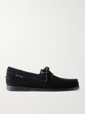 Docksides Portland Leather-Trimmed Suede Boat Shoes