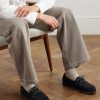 Docksides Portland Leather-Trimmed Suede Boat Shoes - OU